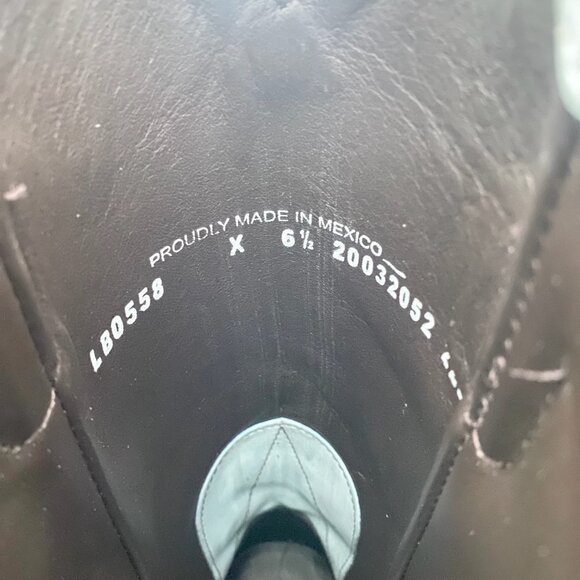 Lane EMMA JANE Womens Cowboy Boots 6.5 Western Light Blue Cowgirl Mid Calf Tall - Picture 9 of 11